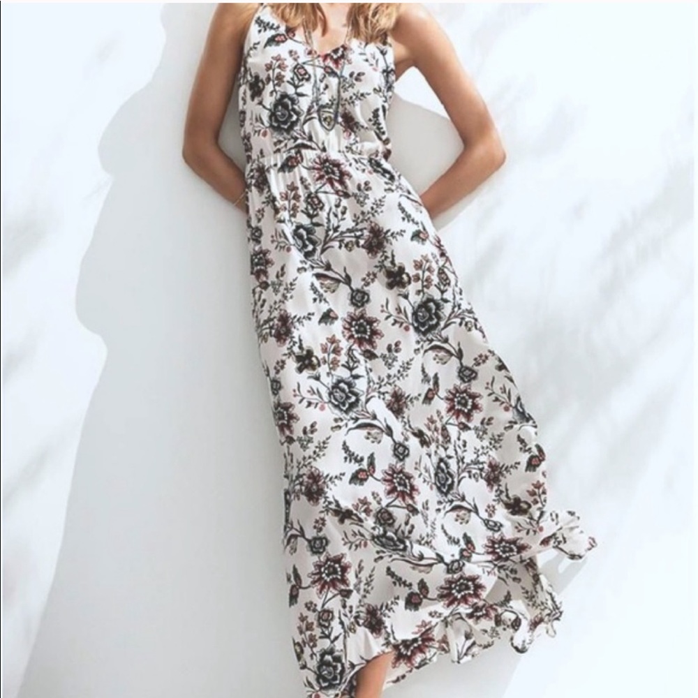LOFT Floral Maxi Dress 00P